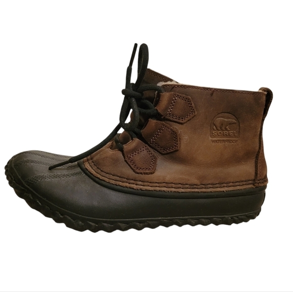 Sorel Out N About Ankle Bootie Winter Boot Women's Size 6.5 Lace Up Waterproof - Picture 6 of 8
